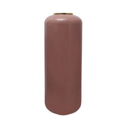 Vaso da terra Art Deco in ferro rosa e oro