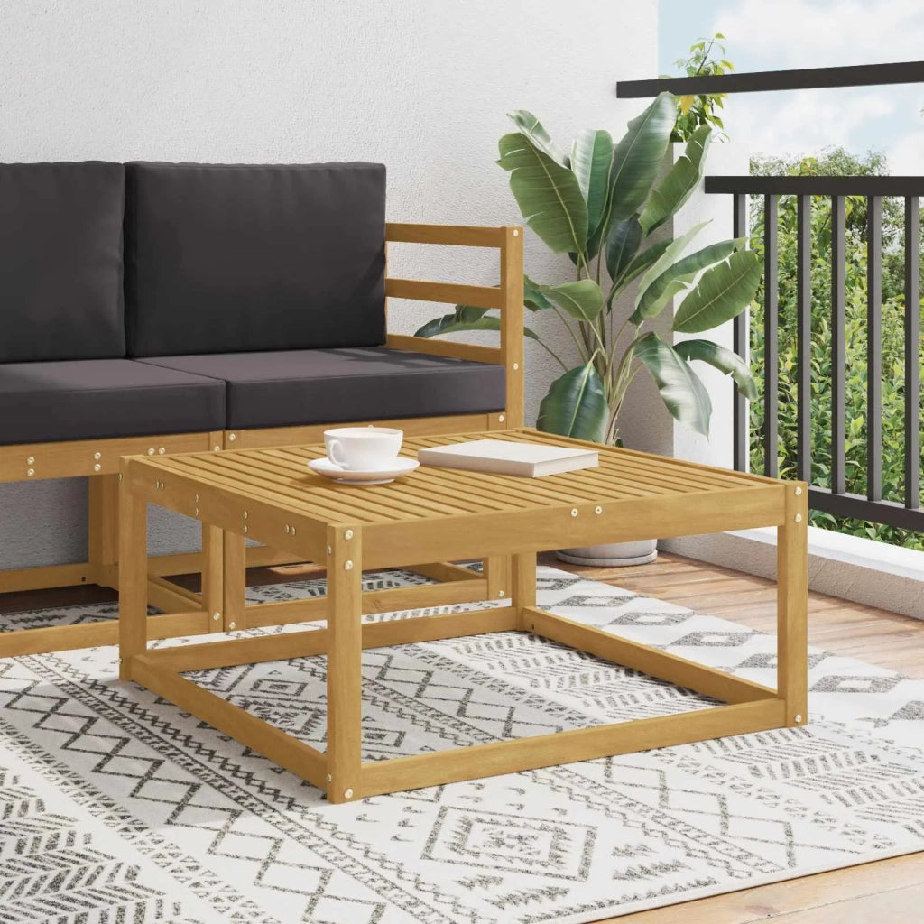 Poggiapiedi da Esterno Legno di Acacia Massello Bianco CFW5604972