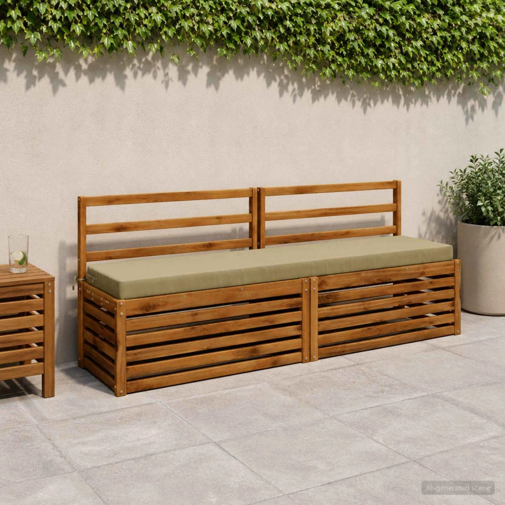 Cuscini per Panchina a 2 Pezzi SOEST 2 pz 100% Poliestere 950069