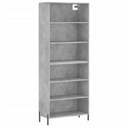 Buffet credenza cassettiera armadio mobile contenitore organizer per cucina soggiorno salotto 69,5 x 32,5 x 180 cm legno ingegnerizzato grigio 02_0031999