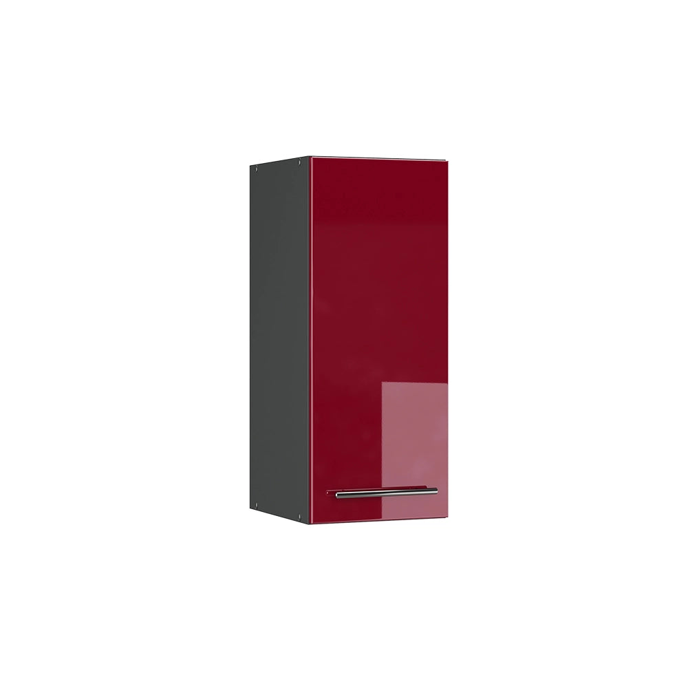 Pensile da cucina Fame-Line Bordeaux lucido/Antracite 30 cm Vicco