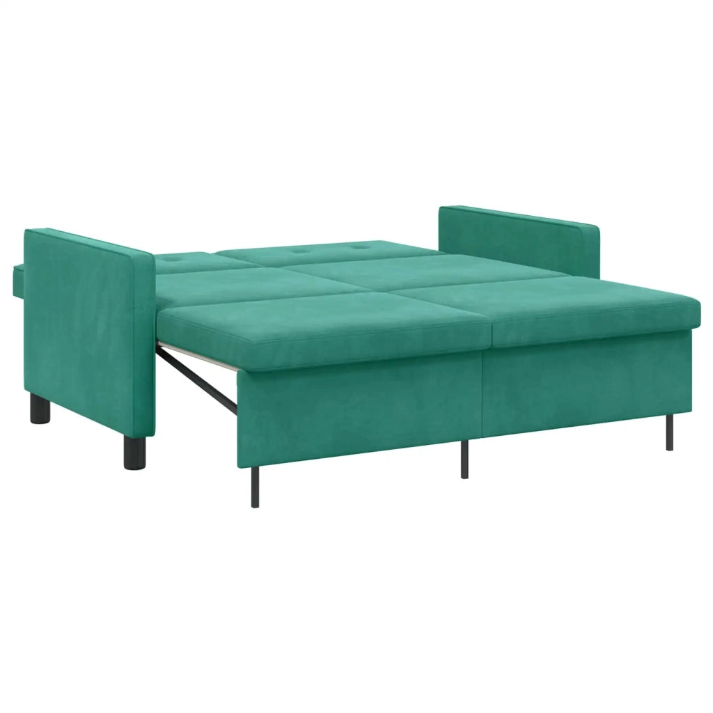 Divano letto Turchese Tessuto 42033362