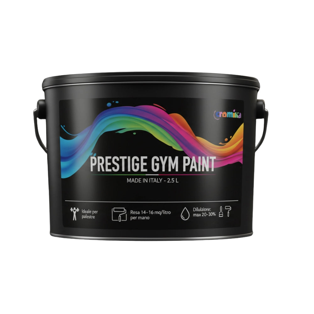Pittura murale prestige gym paint verde lime super lavabile per palestre *** formato 2.5 lt, confezione 1