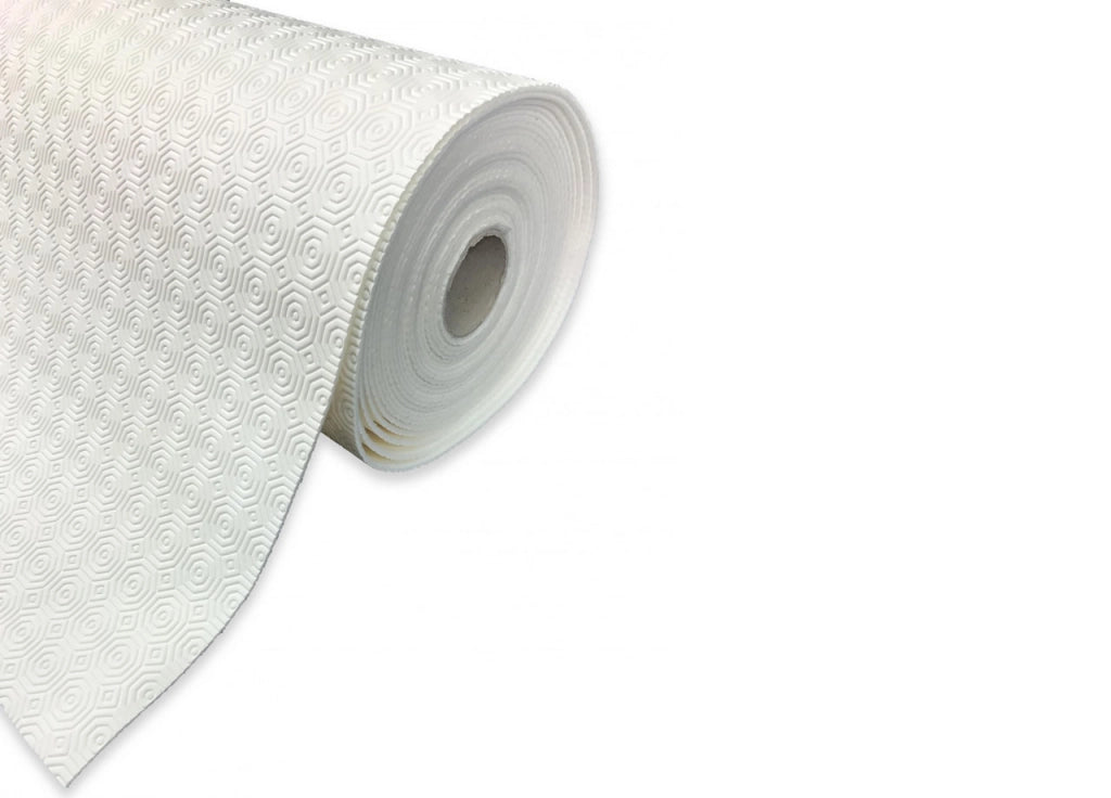 Mollettone Copritavolo Gommato Antiscivolo Protezione Tavolo Colore Bianco - 140x160 - Bianco