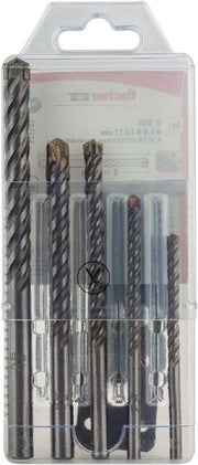 Set di puntoni per trapani, diametro 5 - 12 mm, set di puntoni per trapani con diversi diametri, attrezzi per forare in pietra e muratura, confezione da 5 pezzi