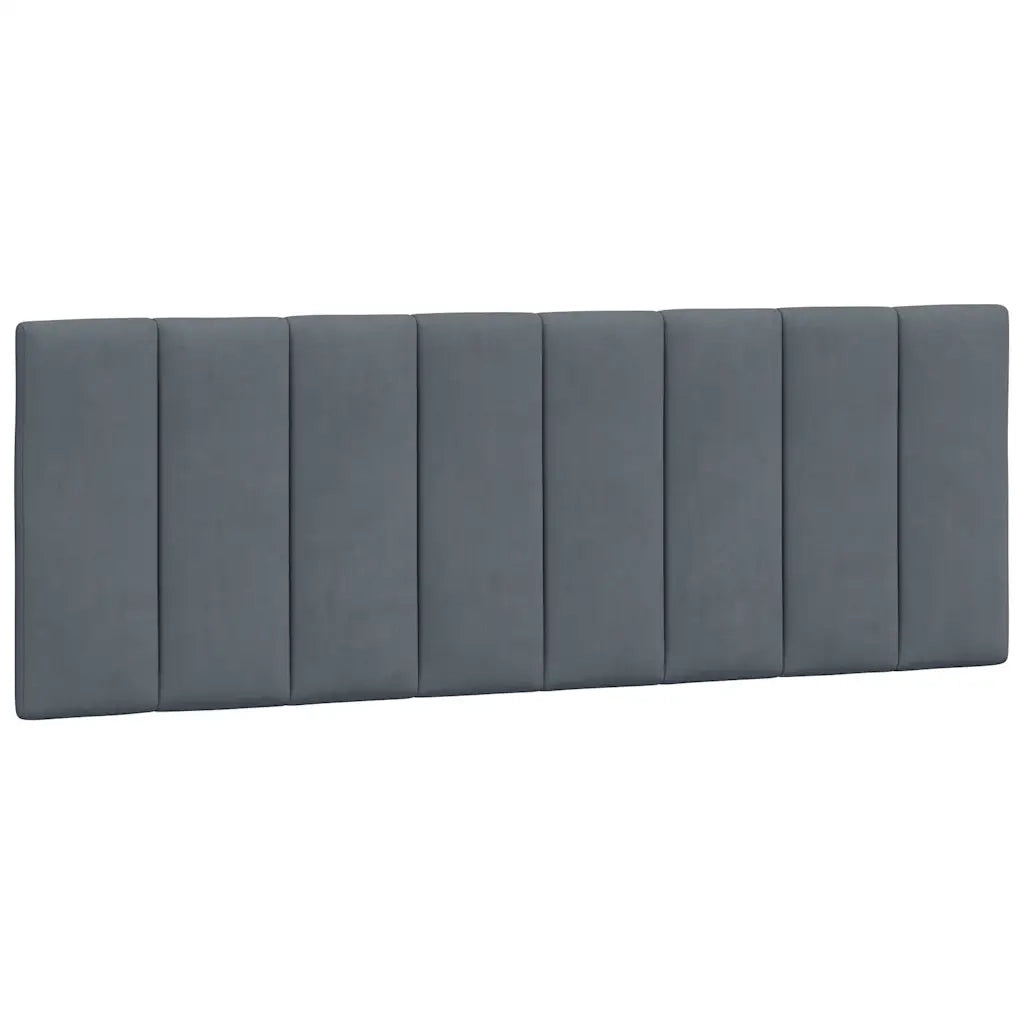 Giroletto con LED senza Materasso Hanko Grigio Scuro 140x190 cm in Velluto 3213776