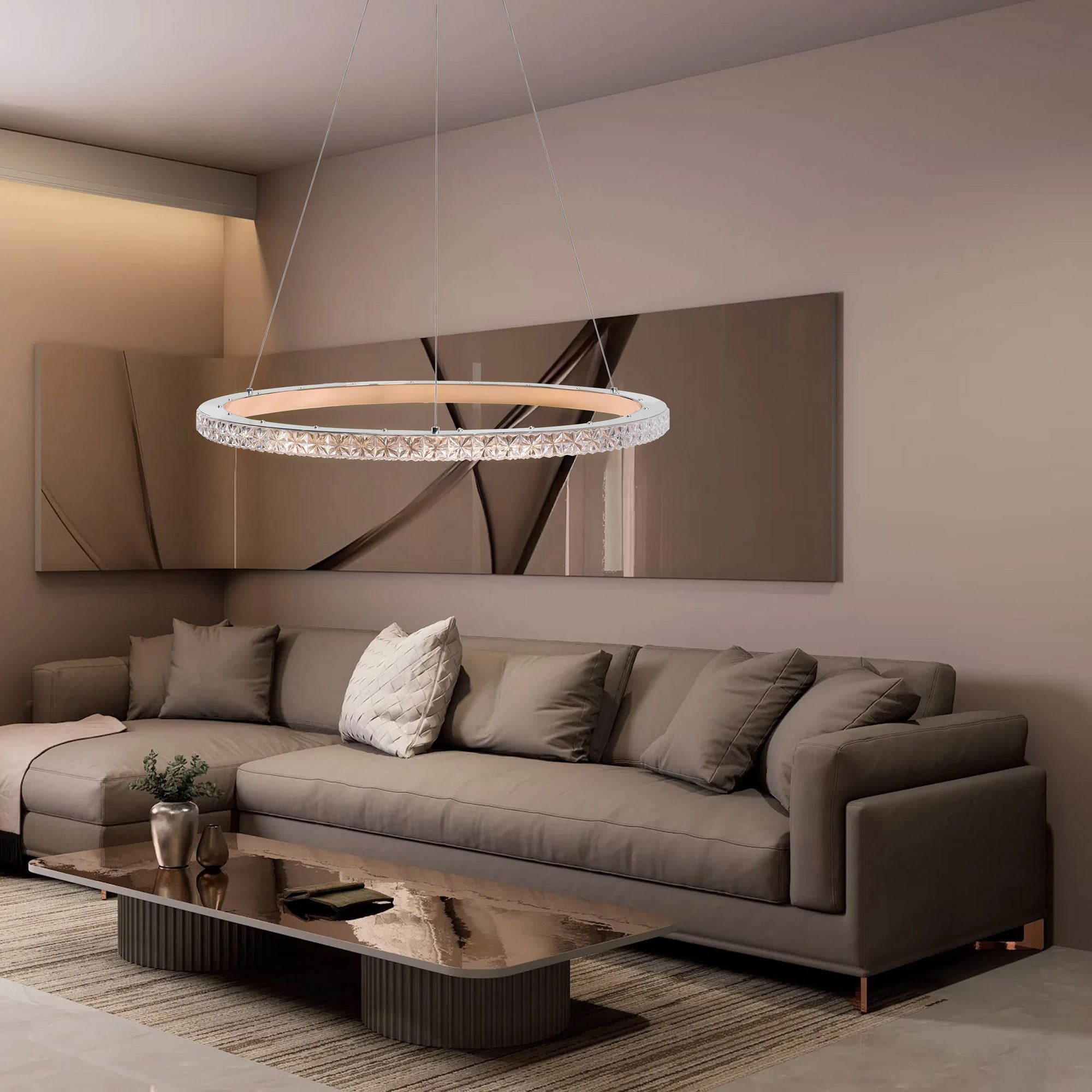 Lampada Led Ms009-cp Rose Gold 59cm
