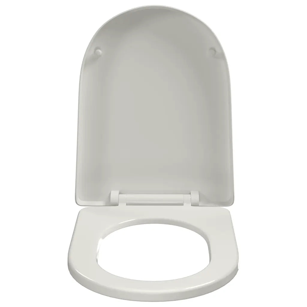 Copriwater a Chiusura Ammortizzata Bianco Quadrato 141763