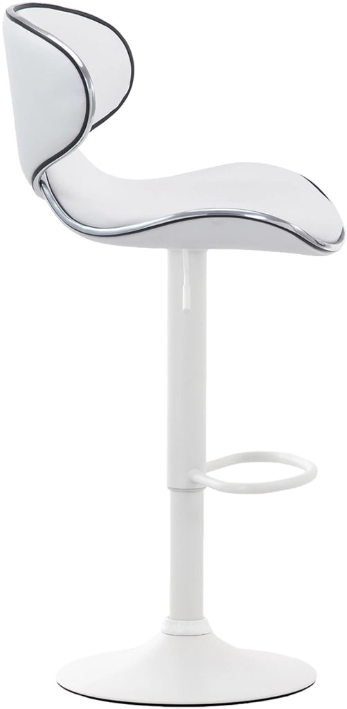 Sgabello Las Vegas V2 in similpelle bianco,bianco