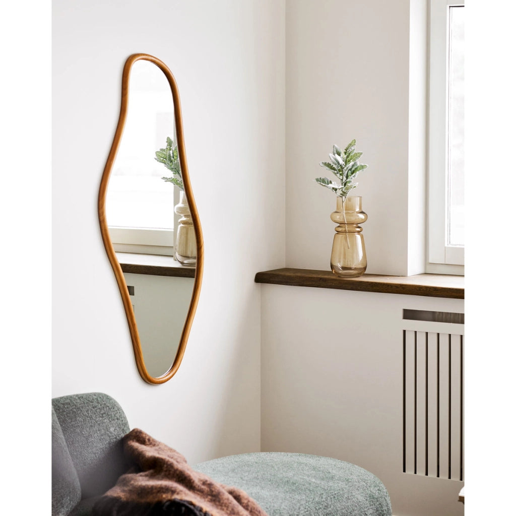 Specchio con Cornice Brandsby, Marrone, Legno, 2x60x120 cm