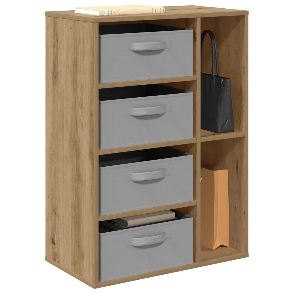 Credenza con cassetto Rovere artigianale 60 x 33,5 x 84 cm 8000475