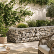 Gabion Wall With Cover 300x50x50 Cm Galvanized Steel