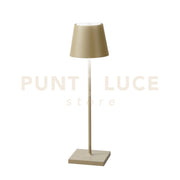LAMPADA DA TAVOLO RICARICABILE LED DRINK ORO 2,2W 190LM 3000K DIMMERABILE IP54 10X36CM