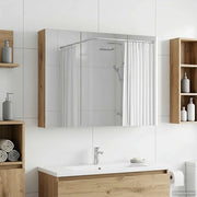 Mobiletto per specchio da bagno con porta Rovere Artigianale 889126