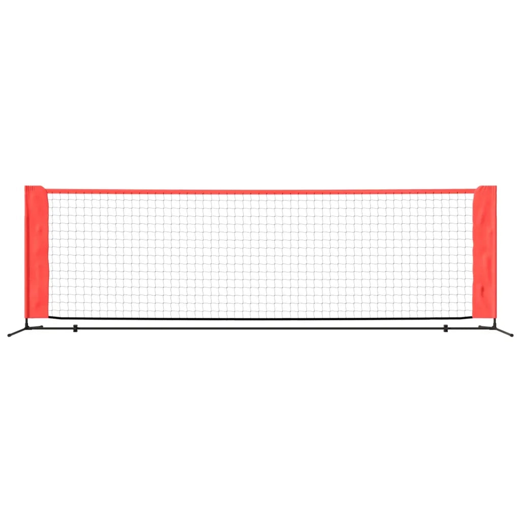 Rete da Tennis Nera e Rossa 300x100x87 cm in Poliestere 93756