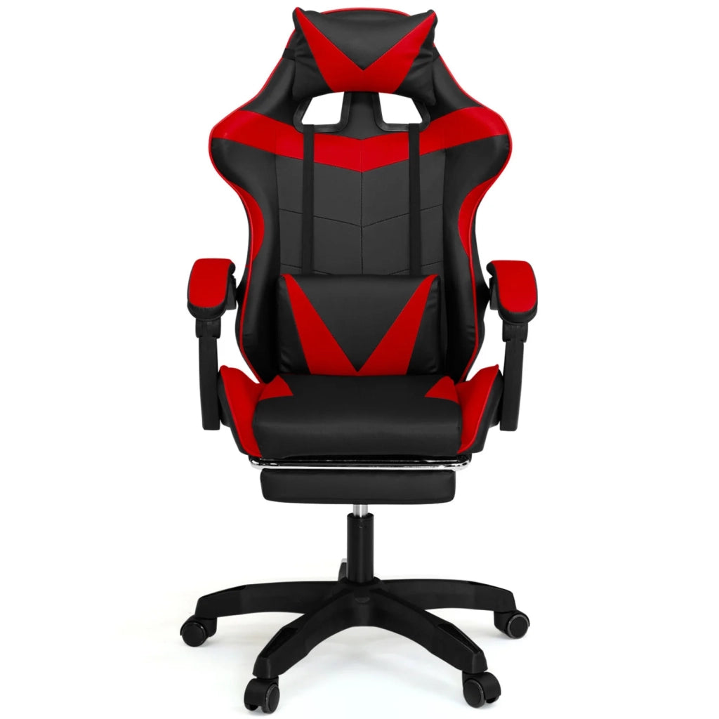 IDMarket - Sedia gaming, sedia ufficio nero e rosso ALEX