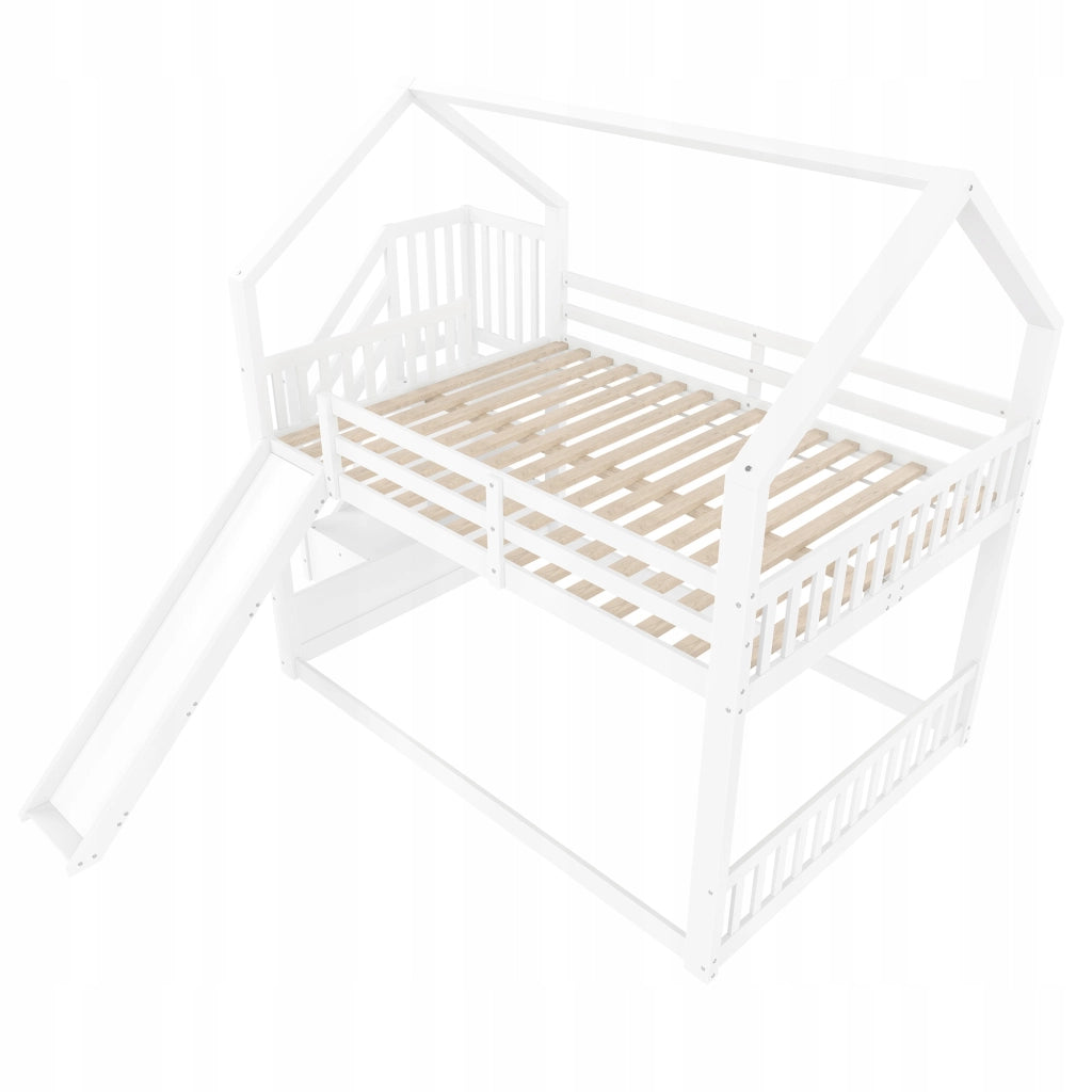Letto a castello 140x200 bianco - Xylo - Senza materasso