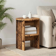 Mobile laterale Legno vecchio Ø40 x 50 cm Legno ingegnerizzato