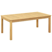 Tavolino da salotto Acacia chiaro 110 x 60 x 45 cm 42026785