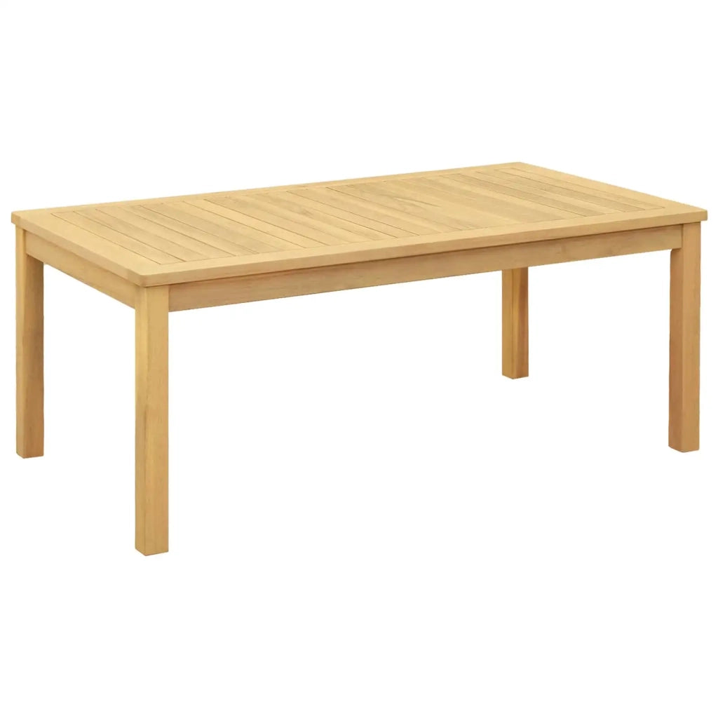 Tavolino da salotto Acacia chiaro 110 x 60 x 45 cm 42026785