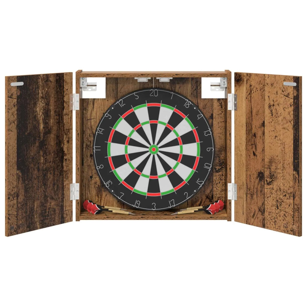Armadio per Dartboard Legno antico 56 x 12 x 53,5 cm 8006666