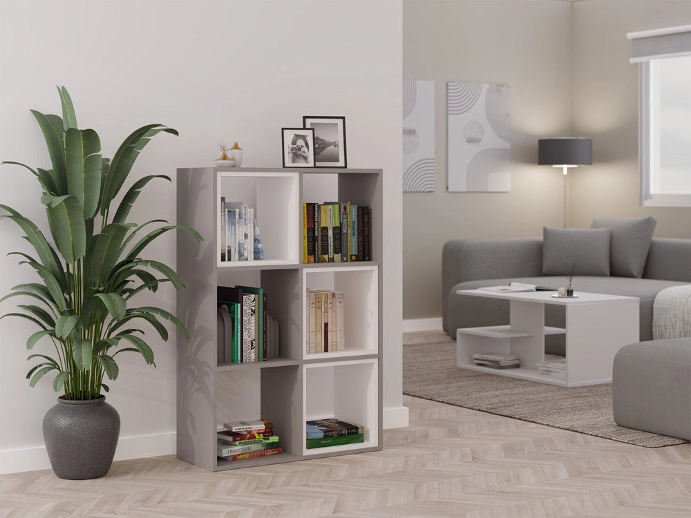Scaffale MALAX 2x3 argilla libreria moderna