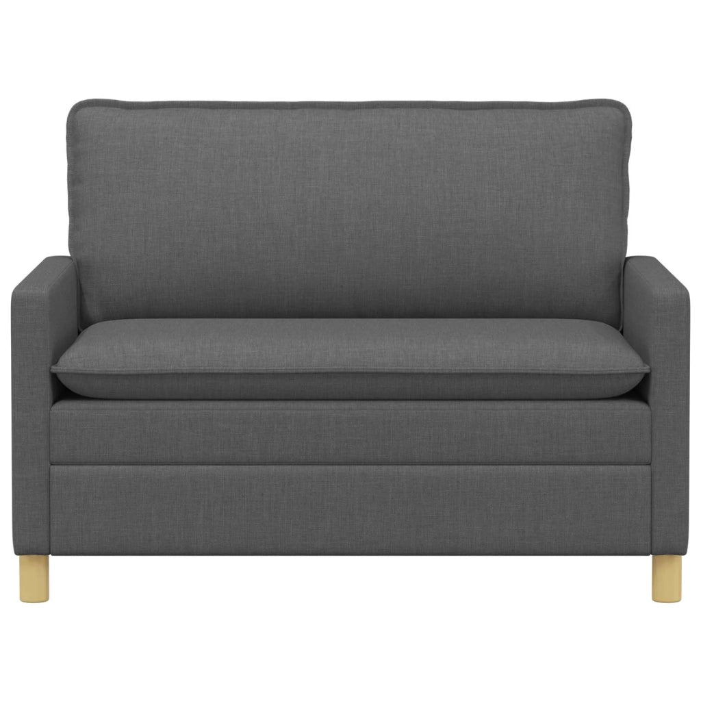 Divano Grigio Scuro 126 x 81 x 87,5 cm Tessuto