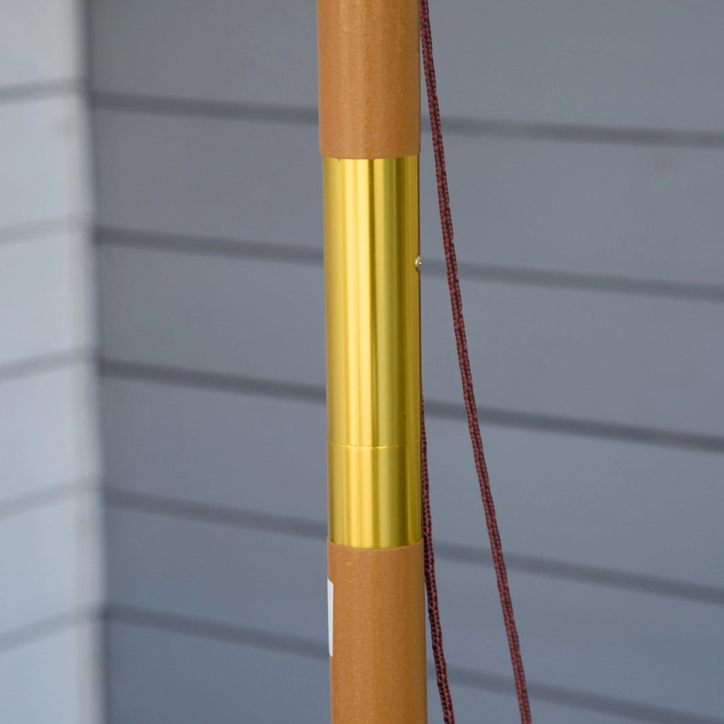 Ombrellone da giardino ¨C zephmum ¨C caqui legno ?300 cm
