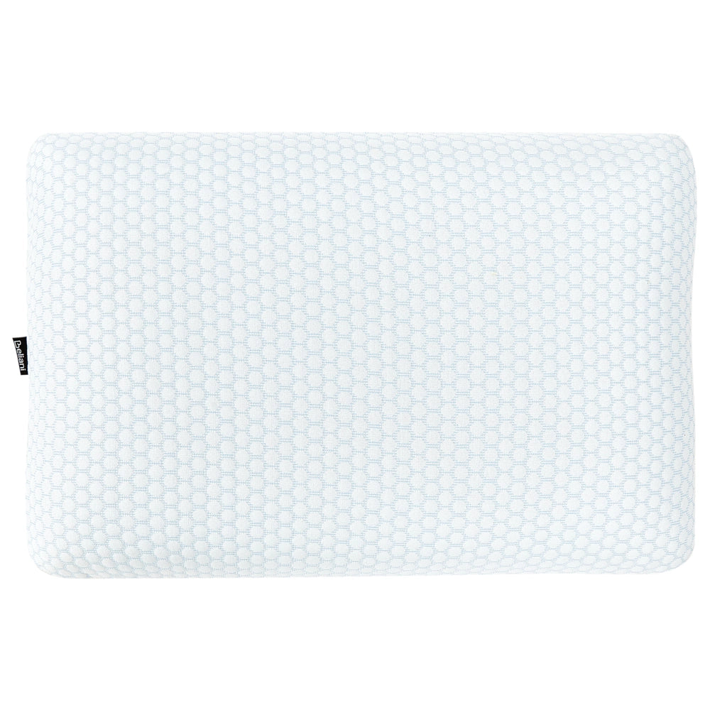 Cuscino in memory foam Cuscino ortopedico di media impresa in tessuto di aloe vera blu e bianco