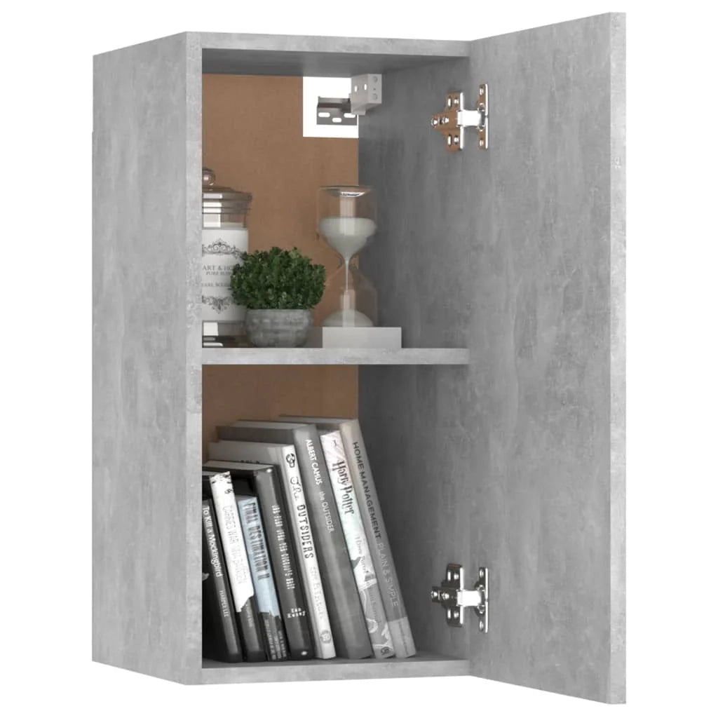 Set di mobili da 4 pezzi tra cui armadio credenza mobile TV televisore per soggiorno camera da letto salotto legno ingegnerizzato grigio 02_0024705