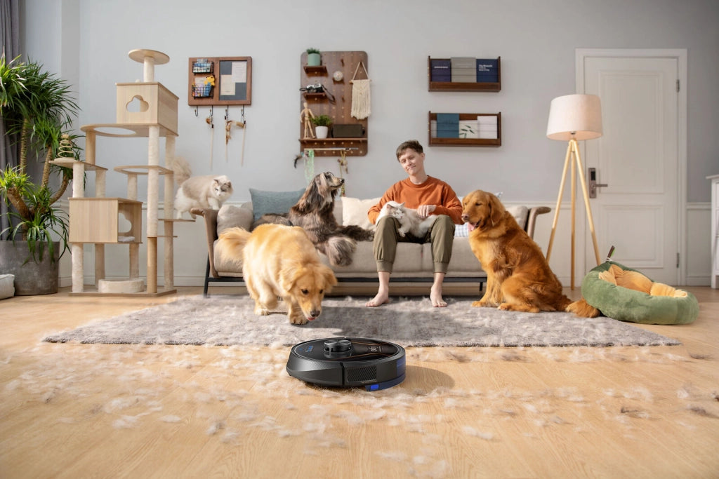 Eufy by Anker RoboVac X8 Hybrid EU Robot Aspirapolvere 2 in 1 Aspira e Lava Wi-Fi Potenza 2000 Pa AI. Map 2.0 Technology