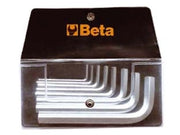 CHIAVI MASCHIO ESAGONALI PIEGATE CROMATE ART.96/B10 - 1 blister BETA
