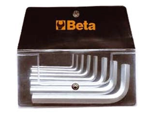 CHIAVI MASCHIO ESAGONALI PIEGATE CROMATE ART.96/B10 - 1 blister BETA