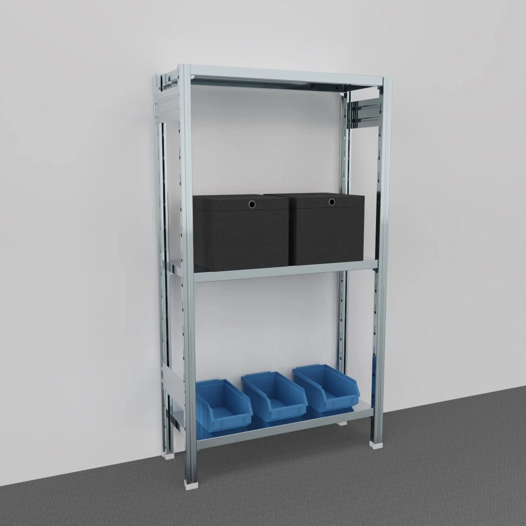 SCAFFALATURA metallica da magazzino Zincata cm. 120x60x150h