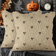 Piumone Decorativo per Sala da Pranzo - Halloween - Beige - 45x45cm