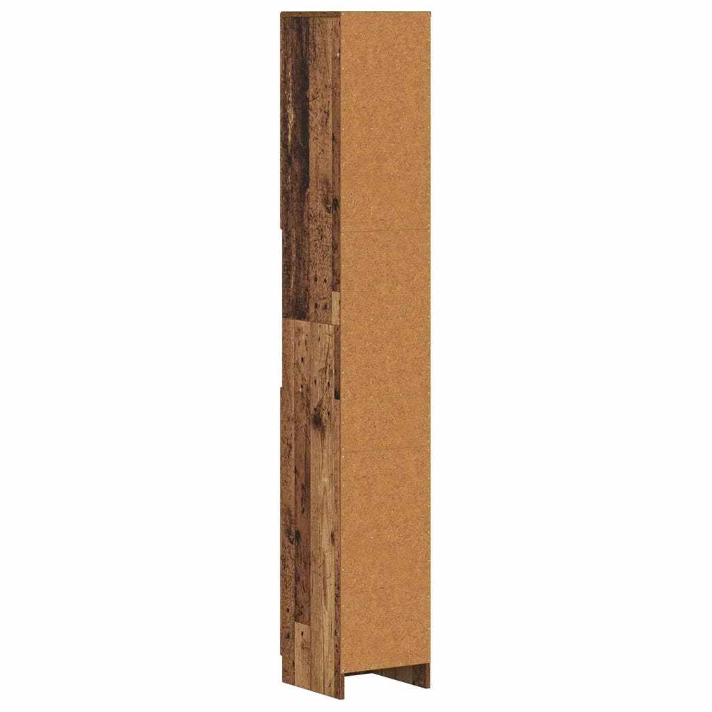 Armadio da Bagno con Ripiano Aperto UTRECHT Legno antico 897703