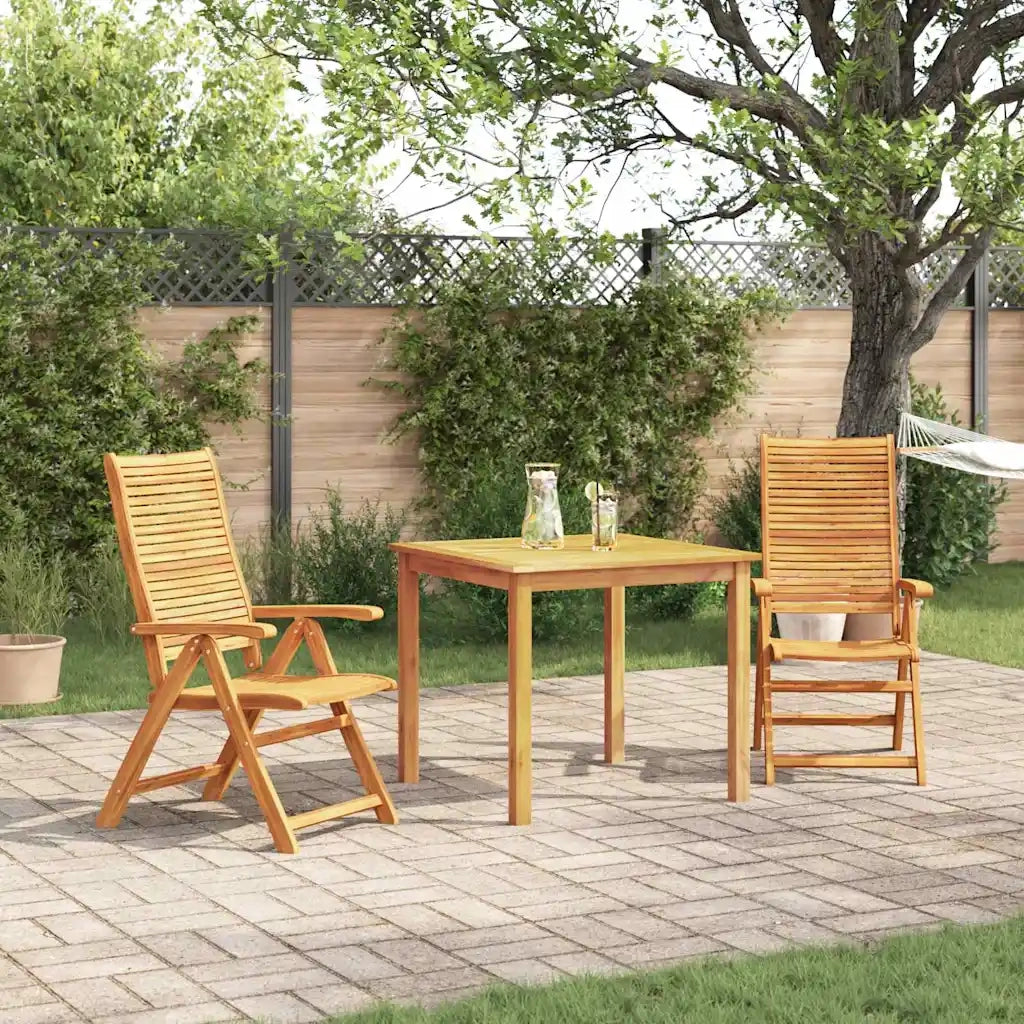 Set da Pranzo per Giardino 3 pcs Marrone 3375630