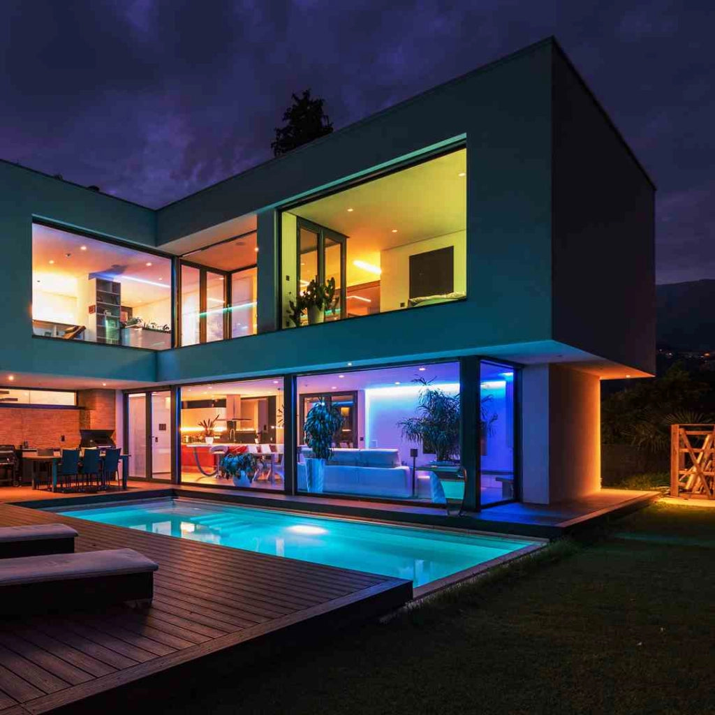 Kit striscia LED 3m RGBW WiFi Tuya IP65 Eko-Light EKSM7689
