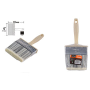 Trade Shop - Pennello Pittura 4" Da 225 Mm Pennellessa Per Soffitto Pareti Imbianchino 90283 -