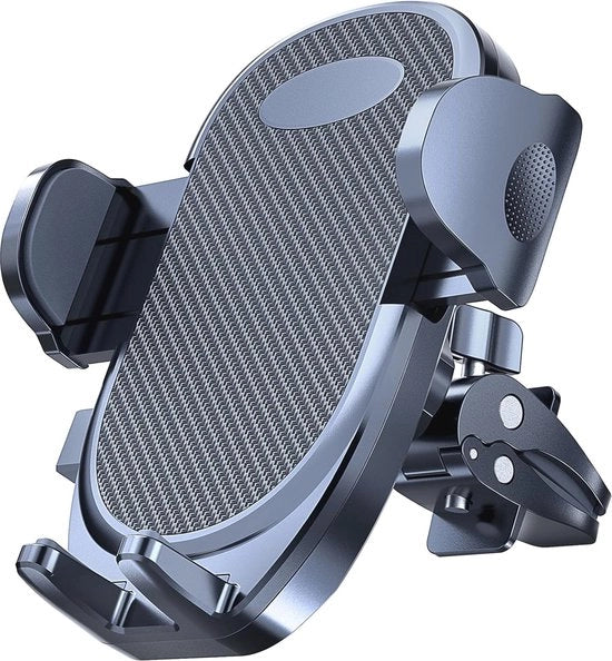Ventilatore di Aria Auto con Supporto per Telefono con Rotazione 360° - Supporto Universale per Smartphone da 4 a 7 Pollici