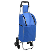 Carrello della spesa  con scalatore di scale Blu 38 L