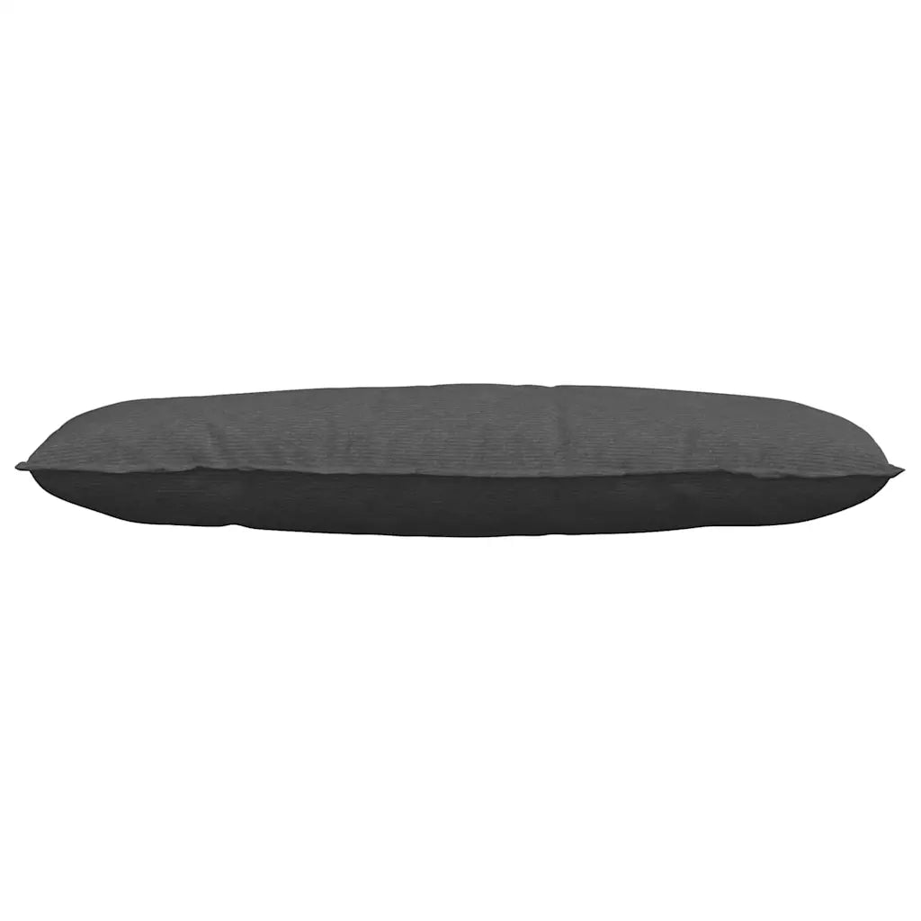 Cuscino per Schiena Grigio scuro 120 x 50 cm Tessuto in Cords 42014823