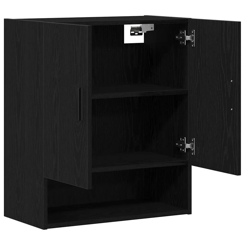 Mobile a muro 60 x 31 x 70 cm Legno ingegnerizzato Rovere Nero 862941