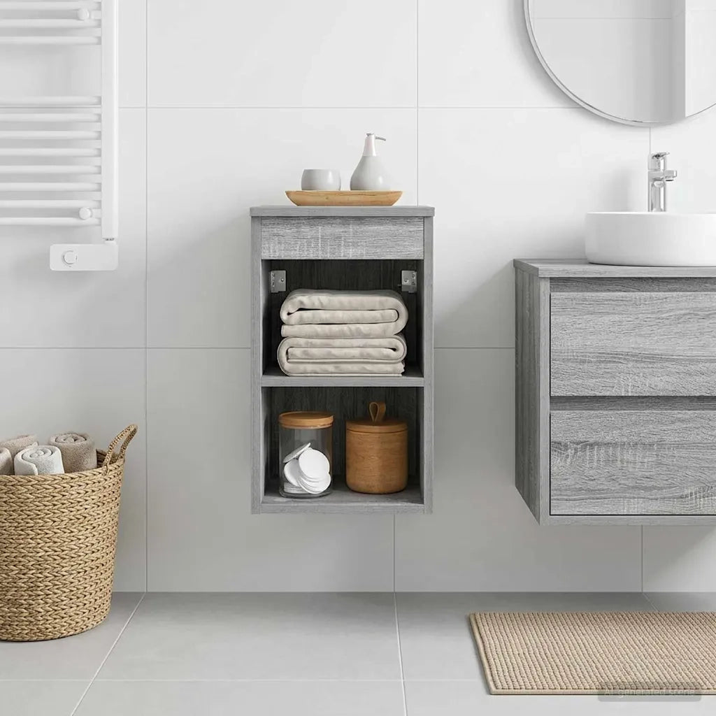 Armadio Bagno In-between Sonoma grigio 30 x 35 x 50 cm 890339