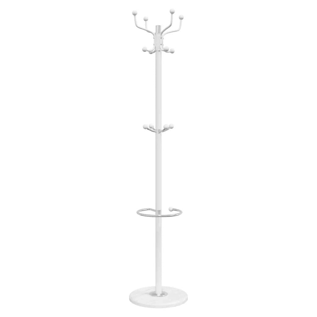 Appendiabiti con Portaombrelli Bianco 180 cm Ferro Verniciato CFW7614931