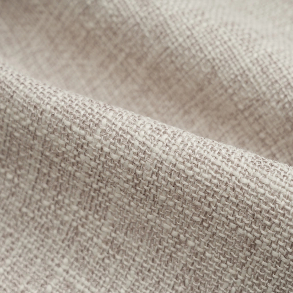 Letto contenitore 140×200 cm in lino naturale con USB/Type-C e rete a pannello