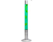 Lampada a Lava con Effetto Rilassante - Lampada Decorativa Verde e Gialla 39,5 cm