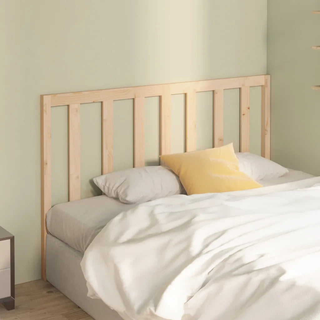 Testiera per Letto-Testata-Testiera Decorativa 166x4x100 cm in Legno Massello di Pino 782592