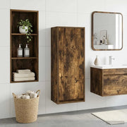 Mobile lavabo da parete Rovere Fumo 35 x 20 x 81 cm