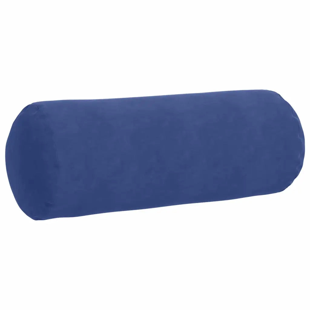 Cuscini a rullo 2 pcs Blu Polizia Ø 25 x 70 cm Tessuto in Cords 42014339